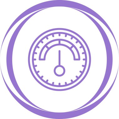 Barometre web simgesi basit illüstrasyon