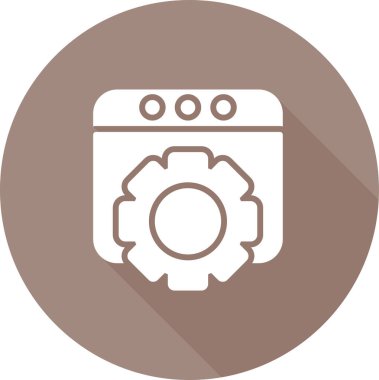 Tarayıcı pencere simgesi izole edilmiş beyaz arkaplan. Açık sekme işareti. Tarayıcı çerçeve sembolü. Dış bağlantı işareti. Çizgi, taslak ve doğrusal simge. Vektör İllüstrasyonu