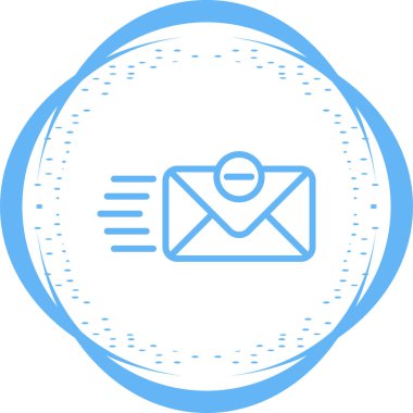 Harf simgesinin vektör illüstrasyonu