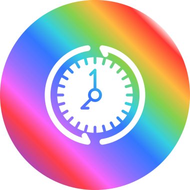 Her zamanki gibi. Web simgesi basit illüstrasyon