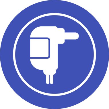 elektrik dolgu simgesi web illüstrasyonu