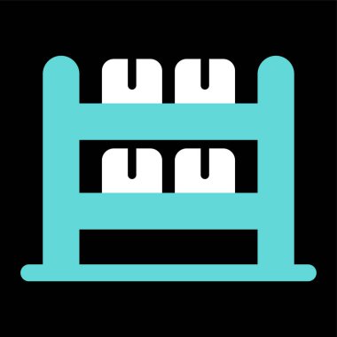 Stok simgesinin vektör illüstrasyonu