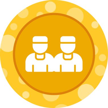 Kullanıcı simgesinin vektör illüstrasyonu