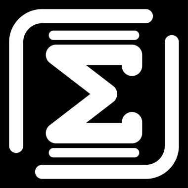 Özet simgesinin vektör illüstrasyonu