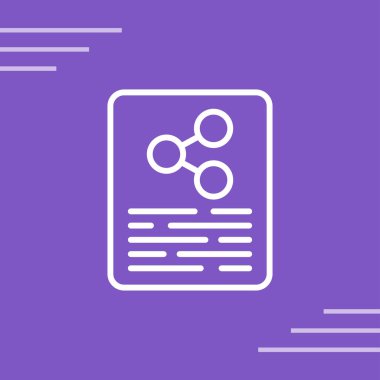 Paylaş. Web simgesi vektör illüstrasyonu