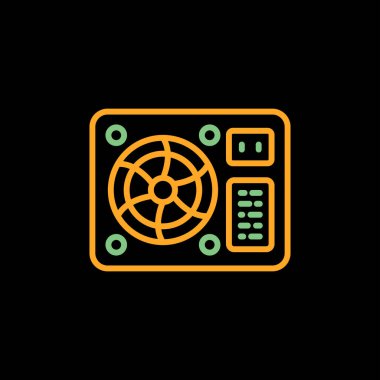 Tedarik simgesi basit düz illüstrasyon