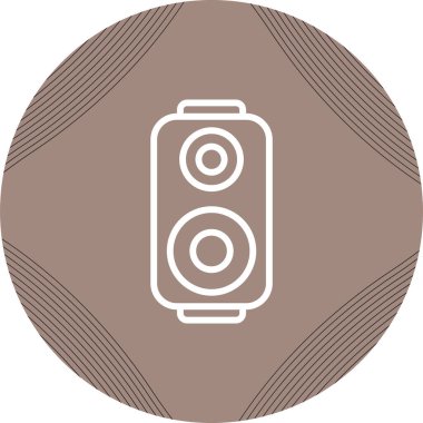 Ses Konuşmacıları Simgesi Moda Düz Tasarımı, Ses Simgesi