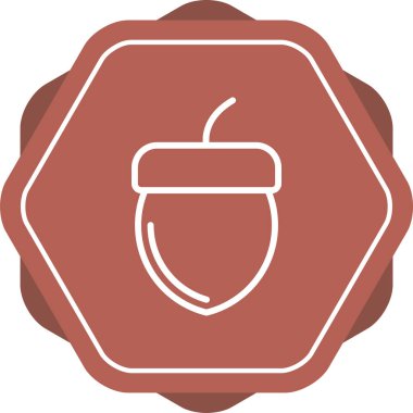 palamut web simgesi basit illüstrasyon