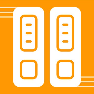 dizin web simgesi, basit vektör illüstrasyonu