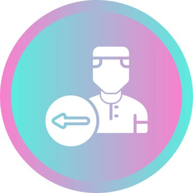 kullanıcı. Web simgesi basit illüstrasyon