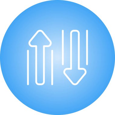 Oklar web simgesi, vektör illüstrasyonu