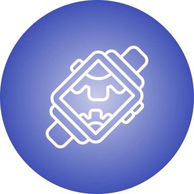 Modern Smartwatch simgesinin vektör çizimi    