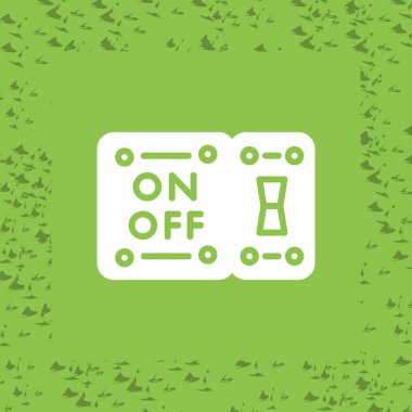 Işık Anahtarı Simgesi. Mobil Kavram ve Web Tasarımı için Doğrusal Biçim İmzalama. Elektrik Anahtarı Taslak Vektör Simgesi. Sembol, Logo Illustration. Vektör Grafikleri