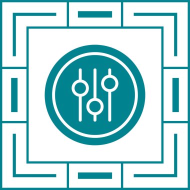 Ses ekolayzer simge vektör çizim