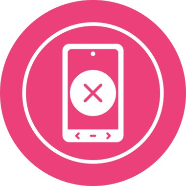 çapraz simgenin vektör illüstrasyonu 