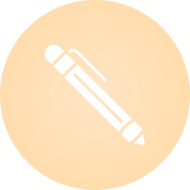 kalem simgesi, vektör illüstrasyonu basit tasarım