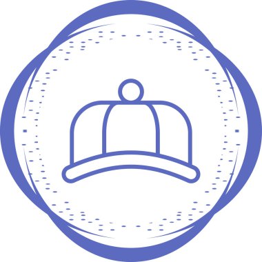 hat web simgesi vektör illüstrasyonu 