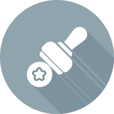 vector illustration of modern Stamp icon   
