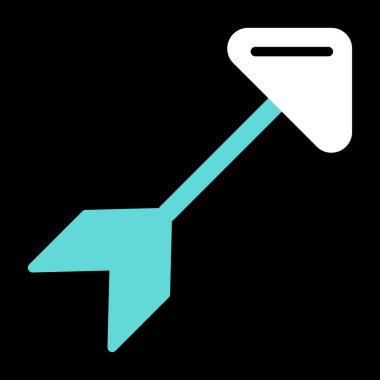 ok web simgesi, vektör çizim