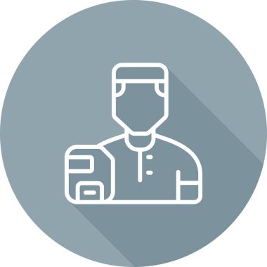 kullanıcı. Web simgesi basit illüstrasyon