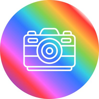 Kamera. Web simgesi basit tasarım