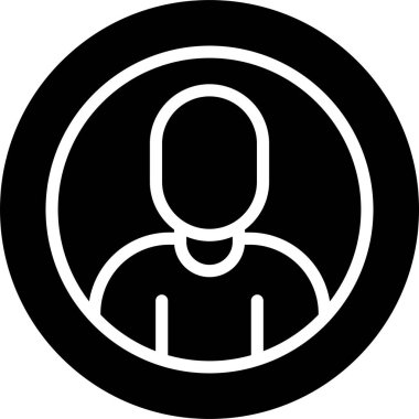 User icon, vector illustration simple design