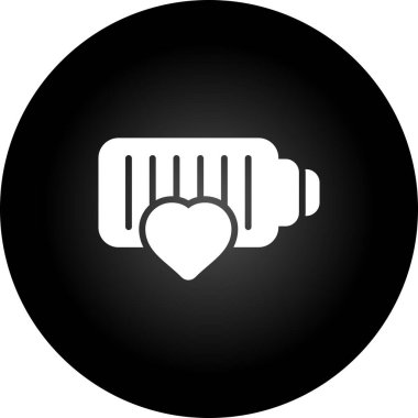 Batarya Durumu web simgesi, basit vektör illüstrasyonu