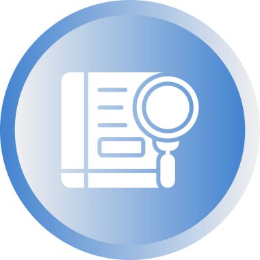 Ansiklopedi web simgesinin vektör illüstrasyonu