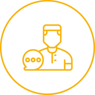 kullanıcı. Web simgesi basit illüstrasyon