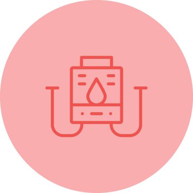 su kazan simge vektör çizim 