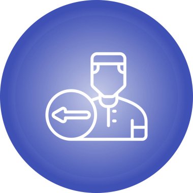 kullanıcı. Web simgesi basit illüstrasyon