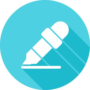 Göz damlası Simgesi Düzlüğü. Vektör Göz Damlası Sembolü