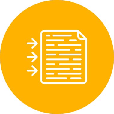 belge web simgesi vektör illüstrasyonu