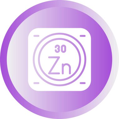 çinko kimyasal element simgesi, basit satır biçimi