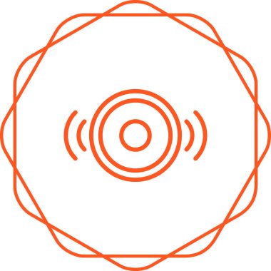 ses oynatıcı müzik simgesi, vektör illüstrasyonu 