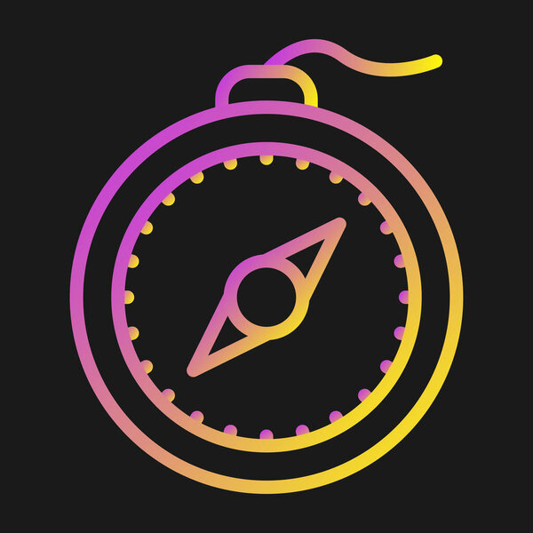 compass icon web simple illustration