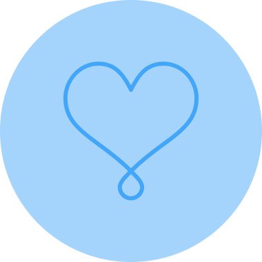 kalp simgesi, web basit illüstrasyon