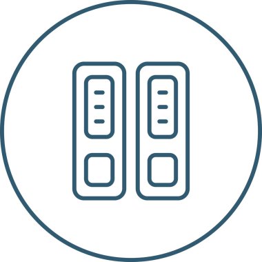 dizin web simgesi, basit vektör illüstrasyonu