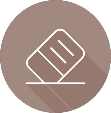 silgi simgesi, vektör illüstrasyonu basit tasarım