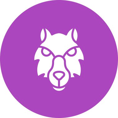 Kurt ikonu. Web basit illüstrasyonu