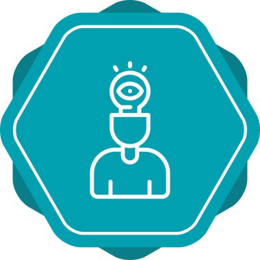 Görsel Düşünme Ağı vektör çizimi