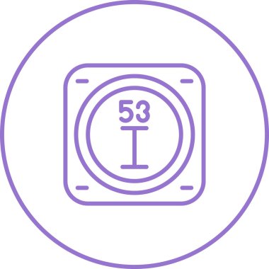 Periyodik tablo ağının kimyasal elementi basit illüstrasyon