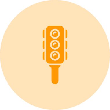 Semaphore web simgesi, vektör illüstrasyonu  