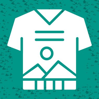 t-shirt simgesi, vektör illüstrasyonu basit tasarım