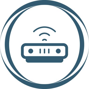 Yönlendirici. Web simgesi basit illüstrasyon 