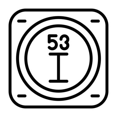 Periyodik tablo ağının kimyasal elementi basit illüstrasyon