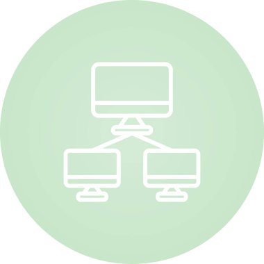 Ağ İzleme Vektörü Simgesi Beyaz Arkaplanda İzole Edildi 