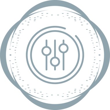 Ses ekolayzer simge vektör çizim