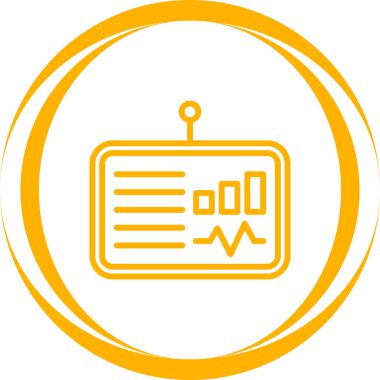 Gösterge paneli ikon vektör illüstrasyonu 