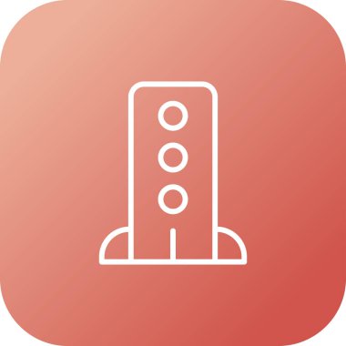 Modem simgesi web basit illüstrasyon